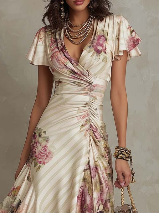 M&H | Satin Midi Dress