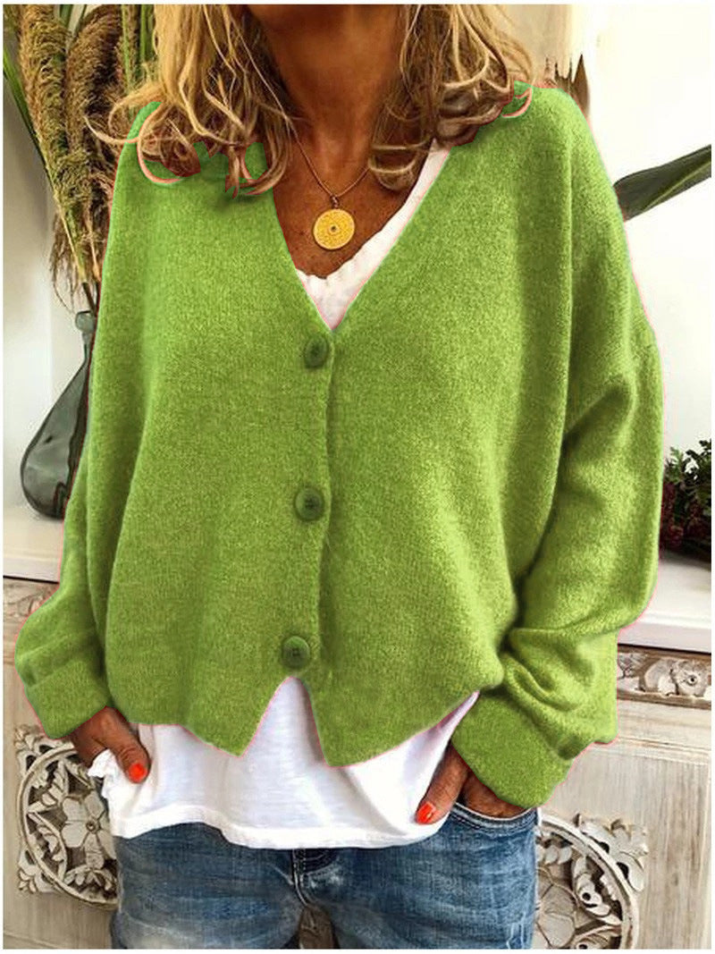 Sarah | V-Neck Button-Front Cardigan