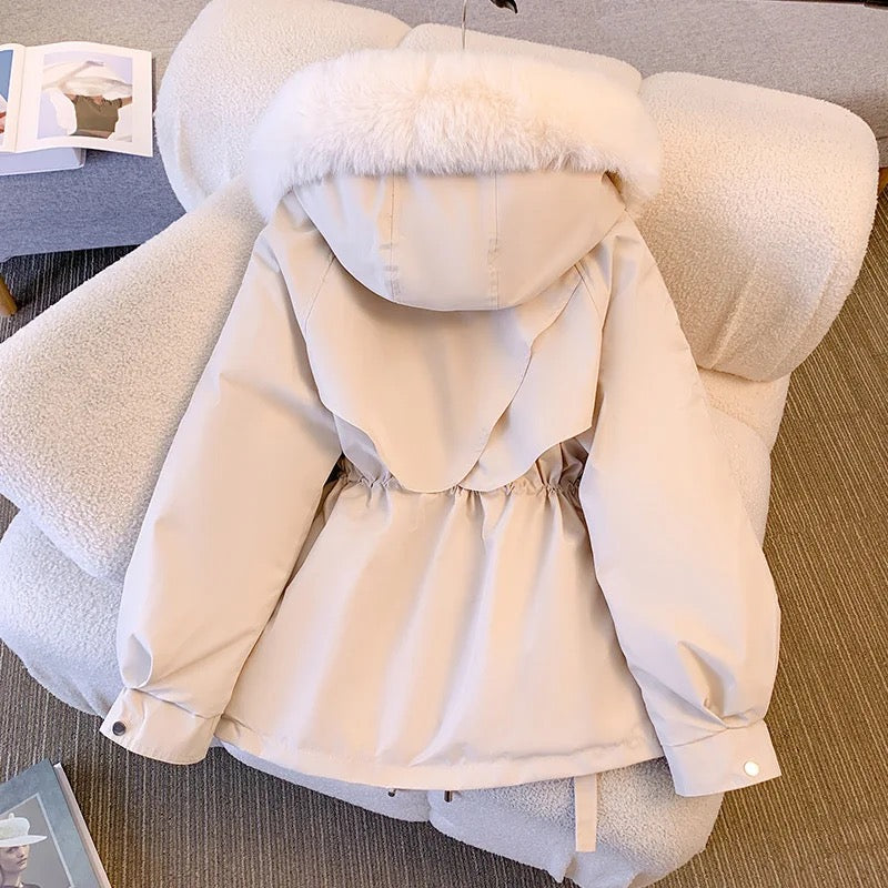 Elmont | Wool-Lined Waterproof Jacket with Faux Fur Collar