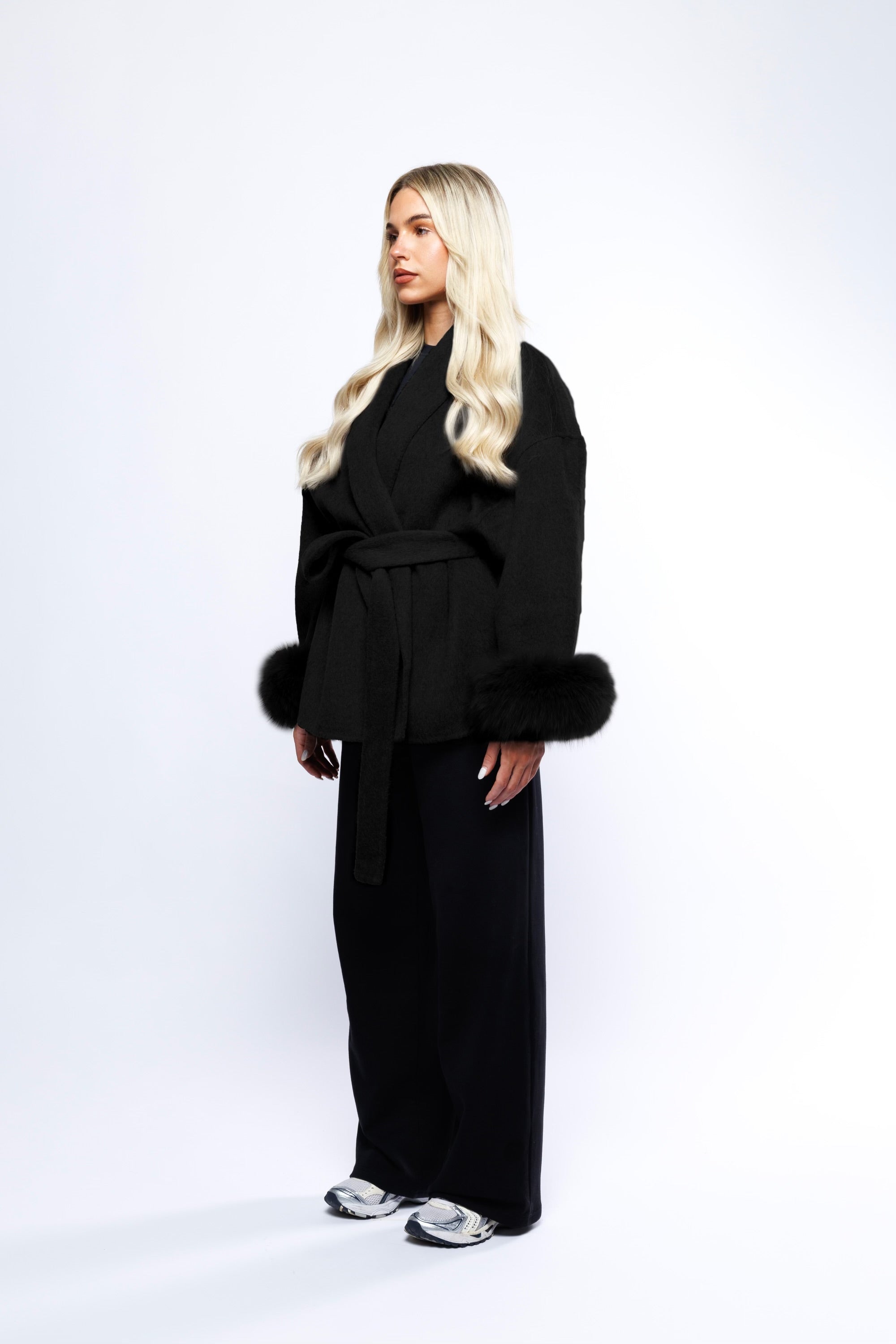 Elmont | Belted Wool-Blend Coat