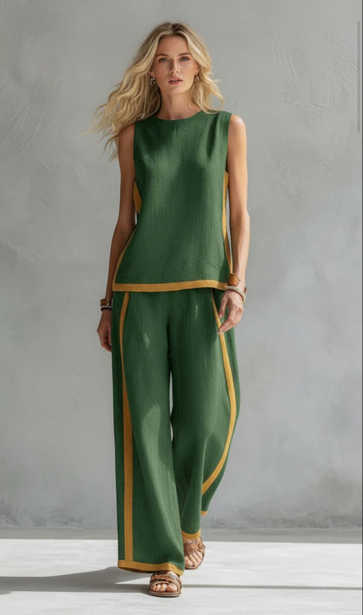 M&H | Cotton-Linen Two-Piece Set