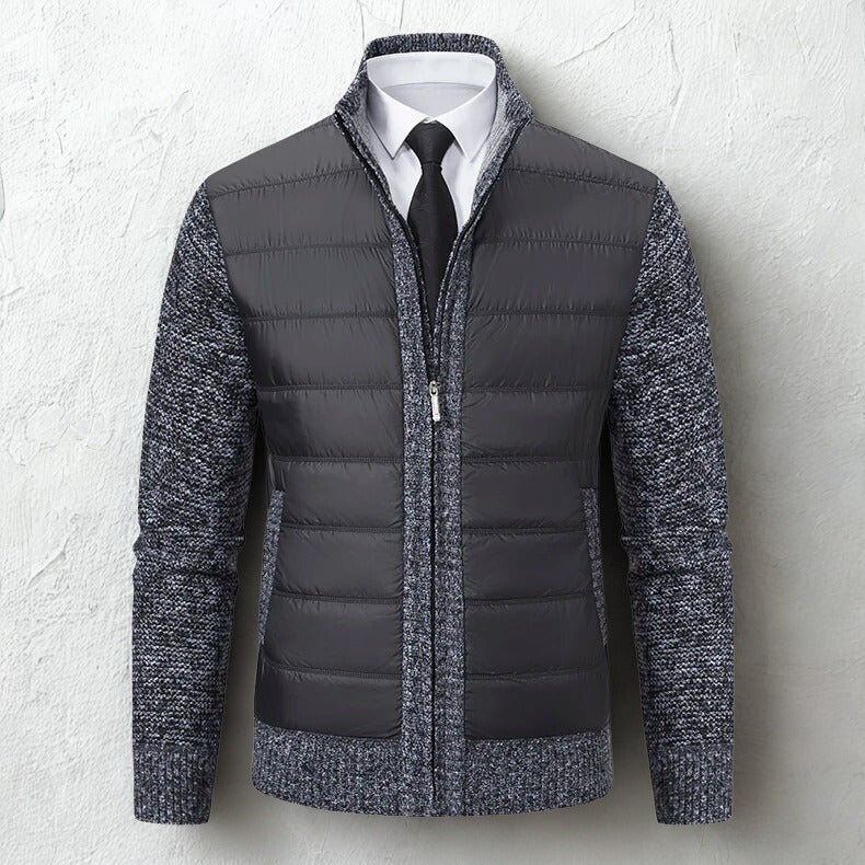 Elmont | Knit-Sleeve Puffer Jacket
