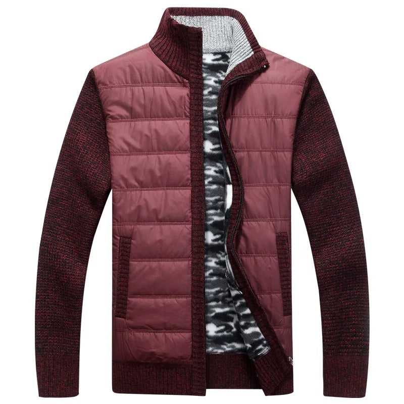 Elmont | Knit-Sleeve Puffer Jacket