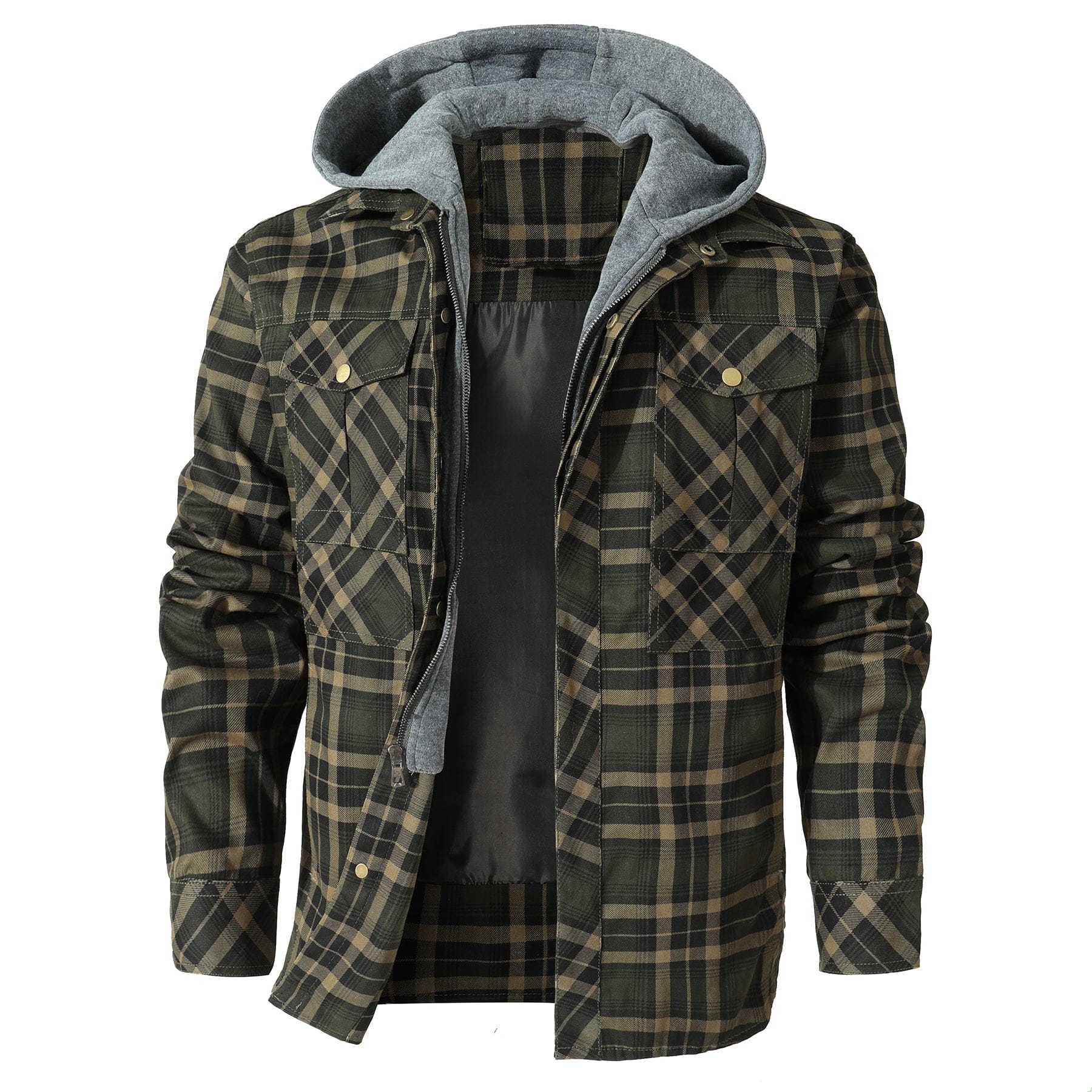 Elmont | Hooded Flannel Jacket
