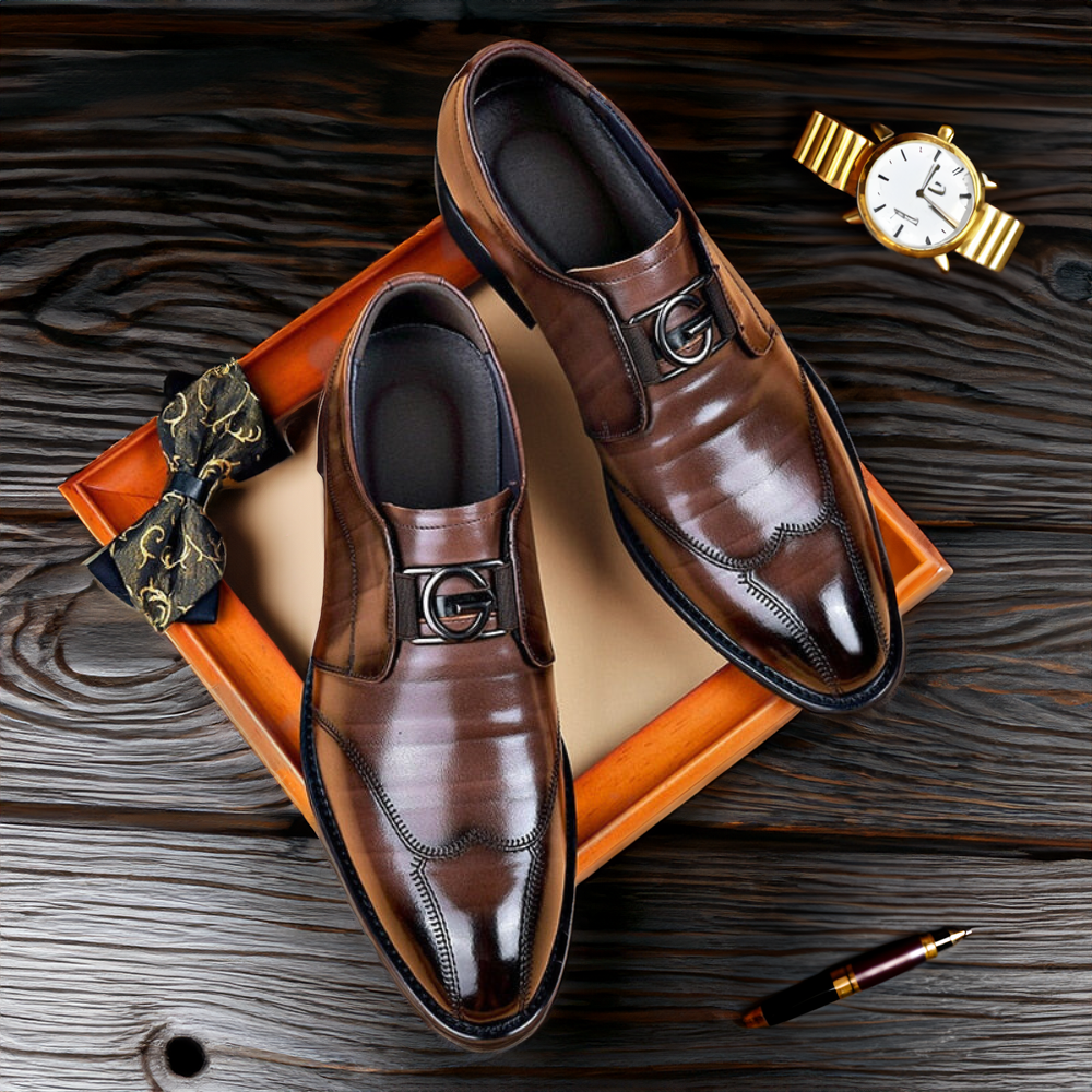 Elmont | Men's Handmade Leather Dress Shoes
