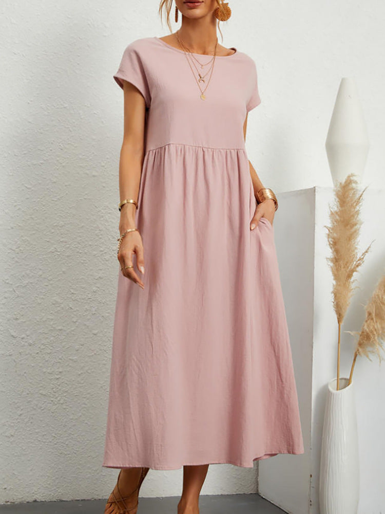 M&H | Gathered Waist Maxi Dress
