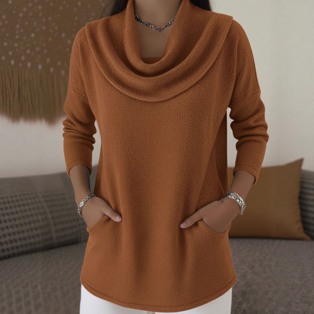 Elmont | Soft Knit Cowl Neck Sweater