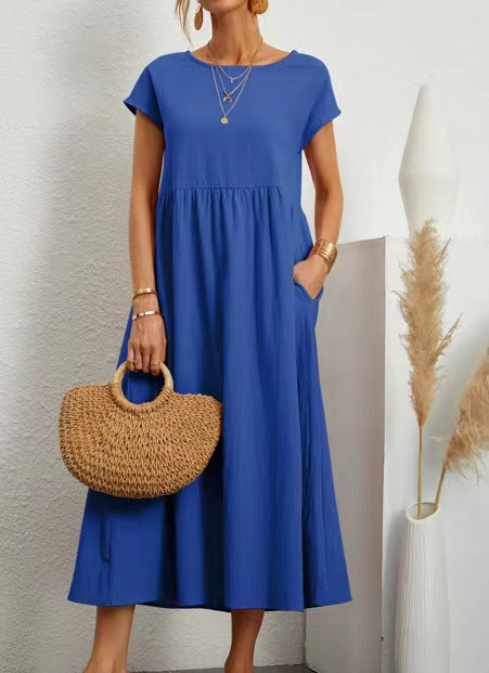M&H | Gathered Waist Maxi Dress