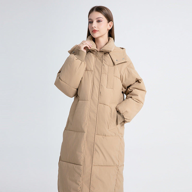 Elmont | Long Hooded Puffer Coat