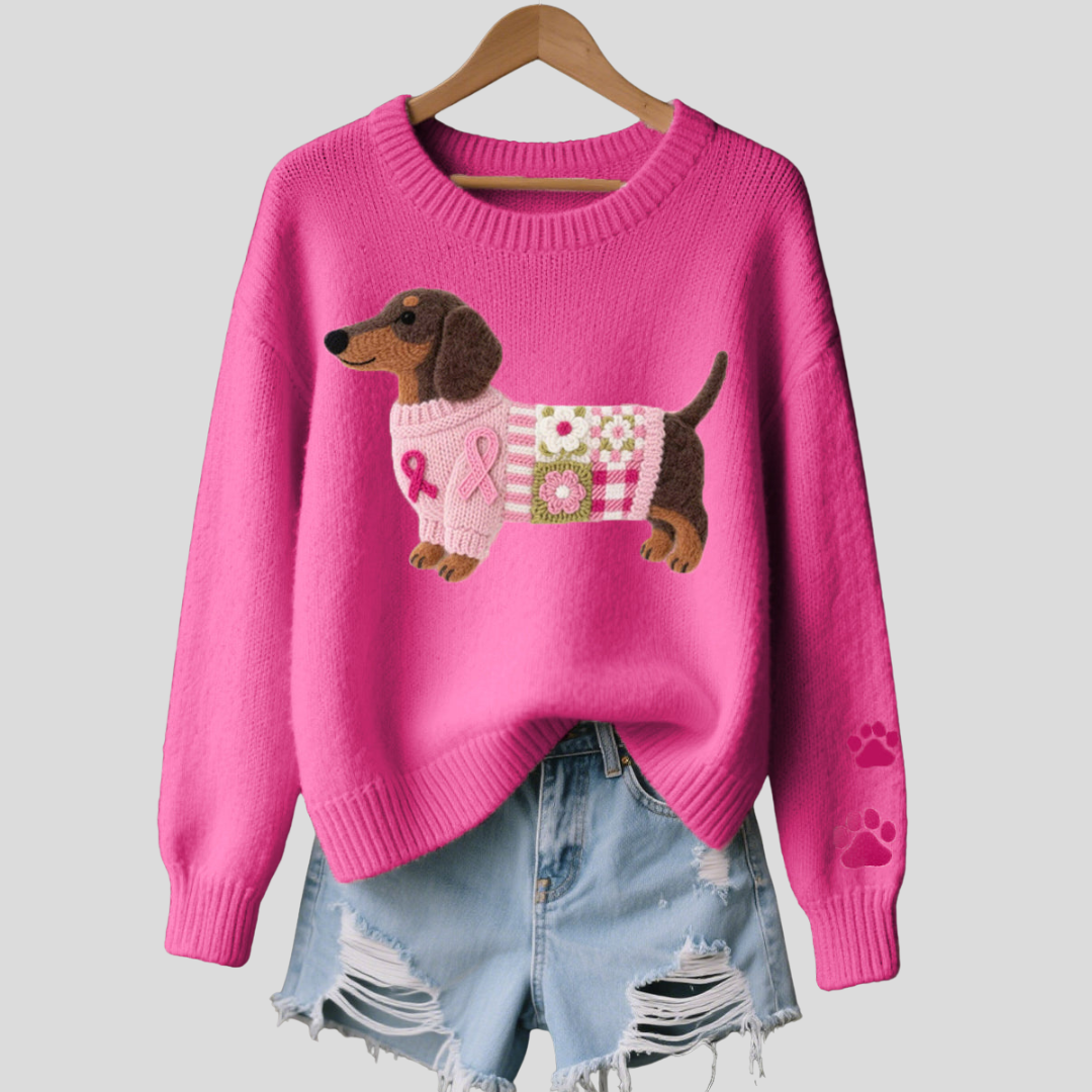 Elmont | Dachshund Wool Knit Sweater