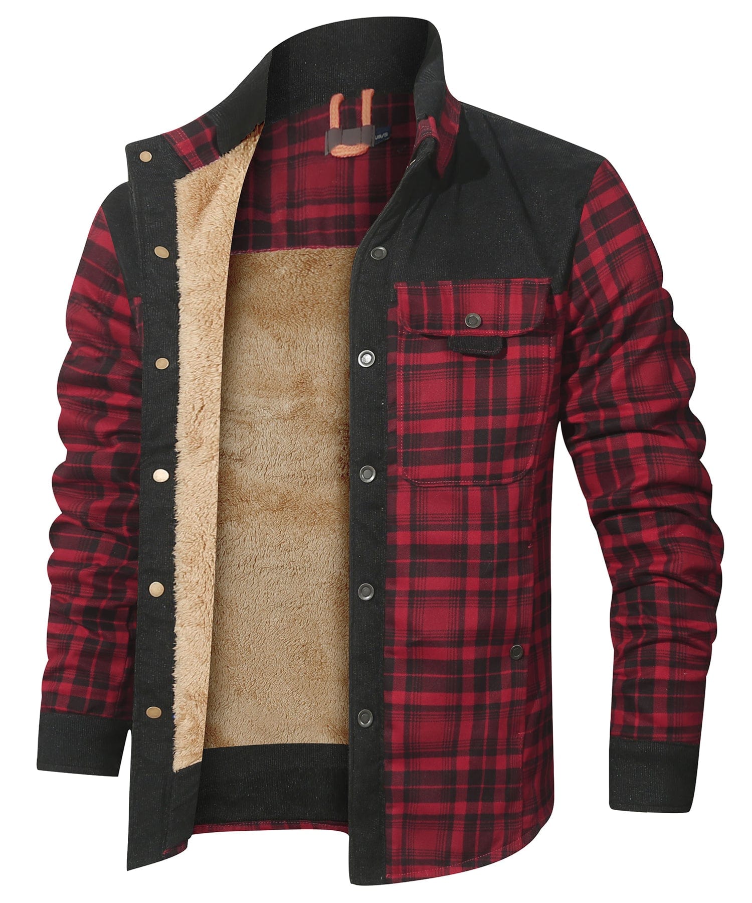 Elmont | Faux Fur-Lined Flannel Jacket