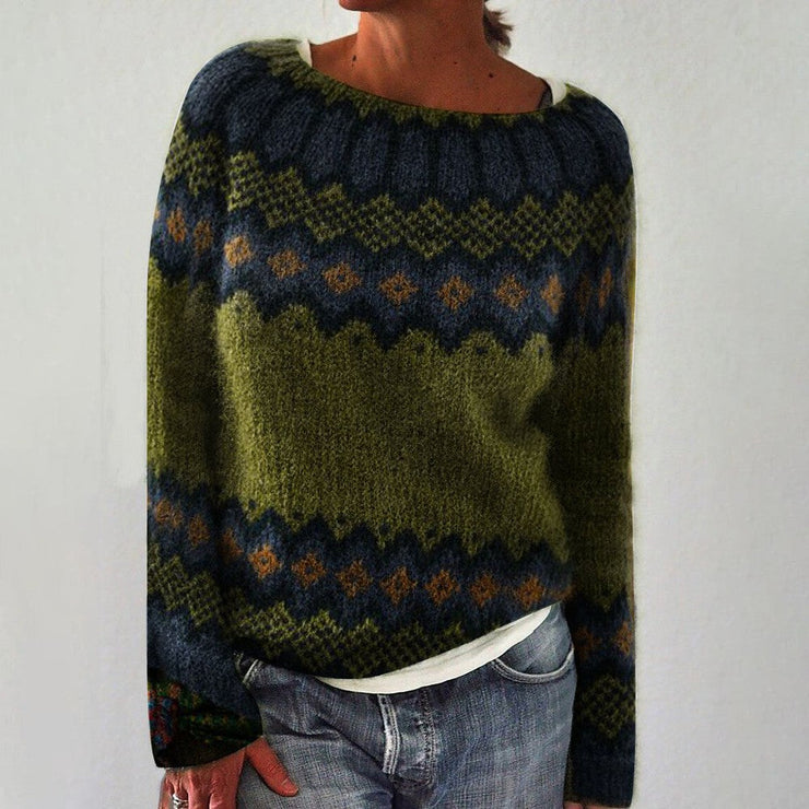Elmont | Wool-Blend Nordic Knit Sweater