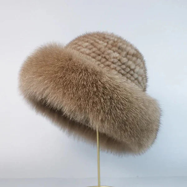 Elmont | Knitted Mink Fur Hat