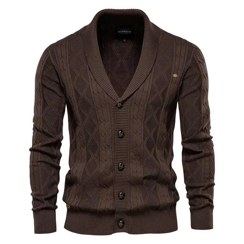 Elmont | Men's Cotton Button-Front Cardigan