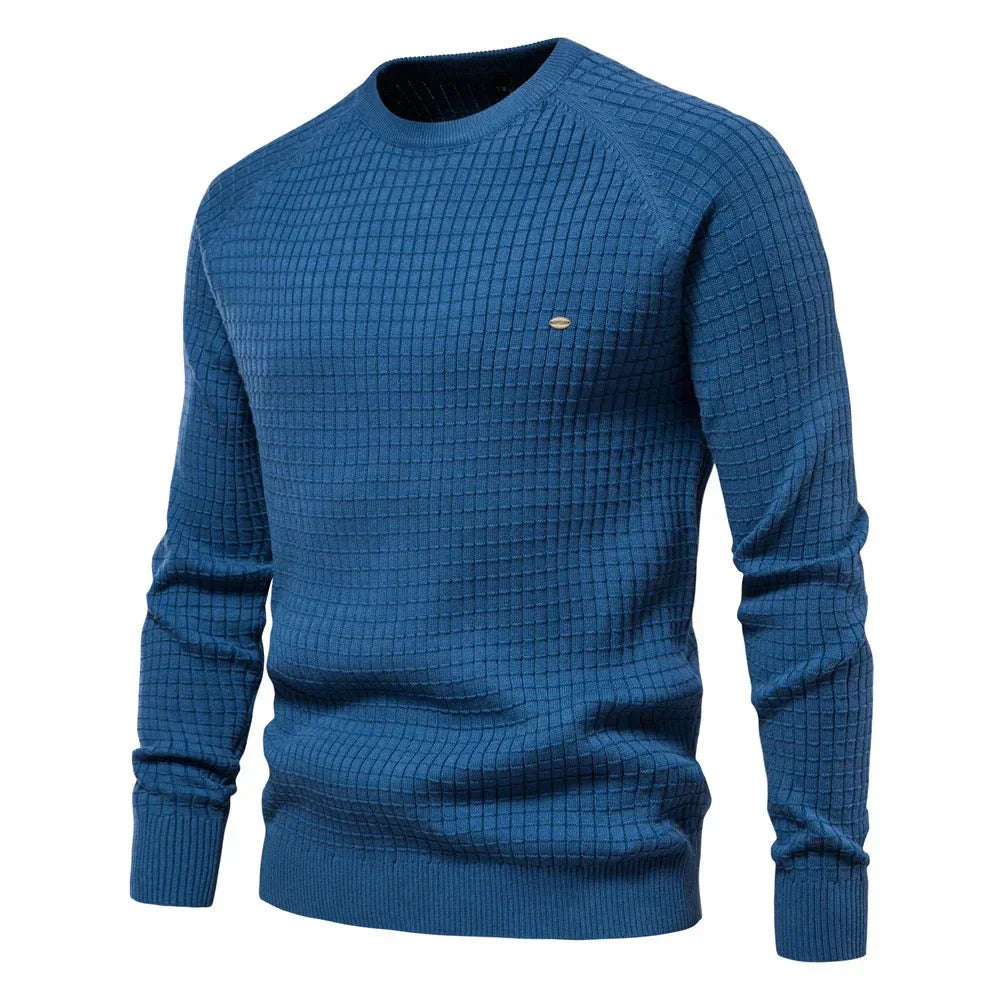 Elmont | Men's Checked Knit Sweater