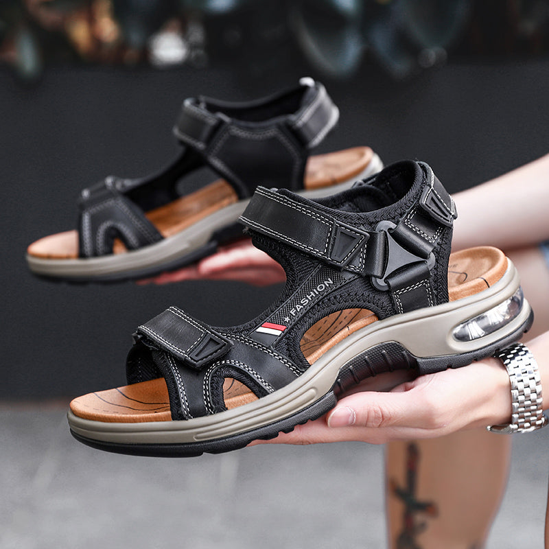 Elmont | Adjustable Leather Sandals
