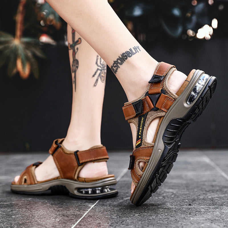 Elmont | Adjustable Leather Sandals