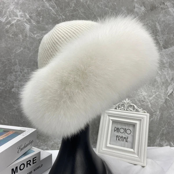 Elmont | Fox Fur Beanie