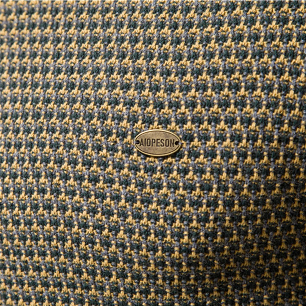 Elmont | Men's Checked Cotton Sweater