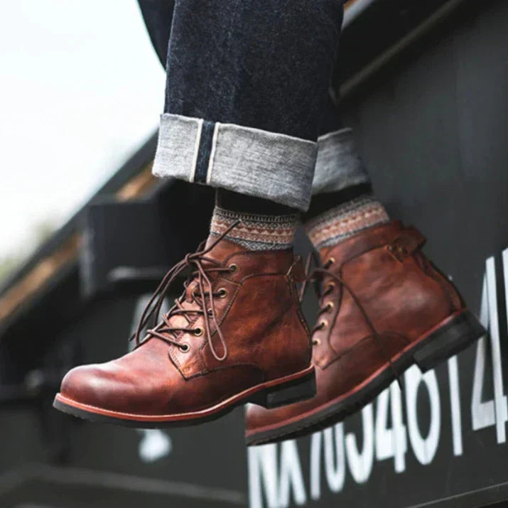 Elmont | Men's Leather High Boots