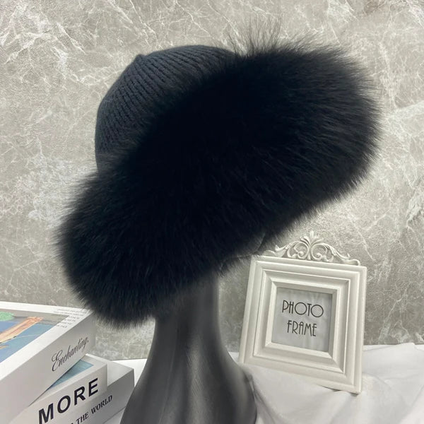 Elmont | Fox Fur Beanie