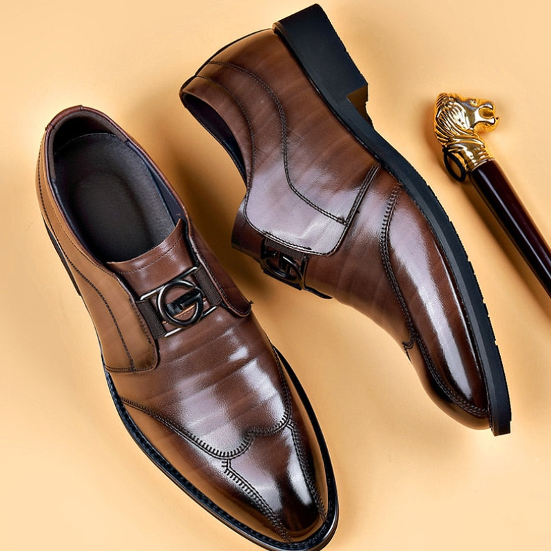 Elmont | Men's Handmade Leather Dress Shoes