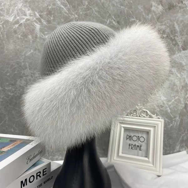 Elmont | Fox Fur Beanie