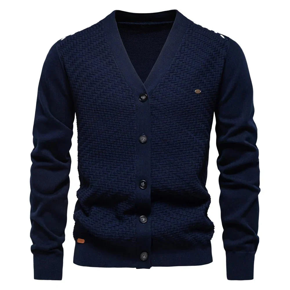 Elmont | Men's V-Neck Knit Cardigan