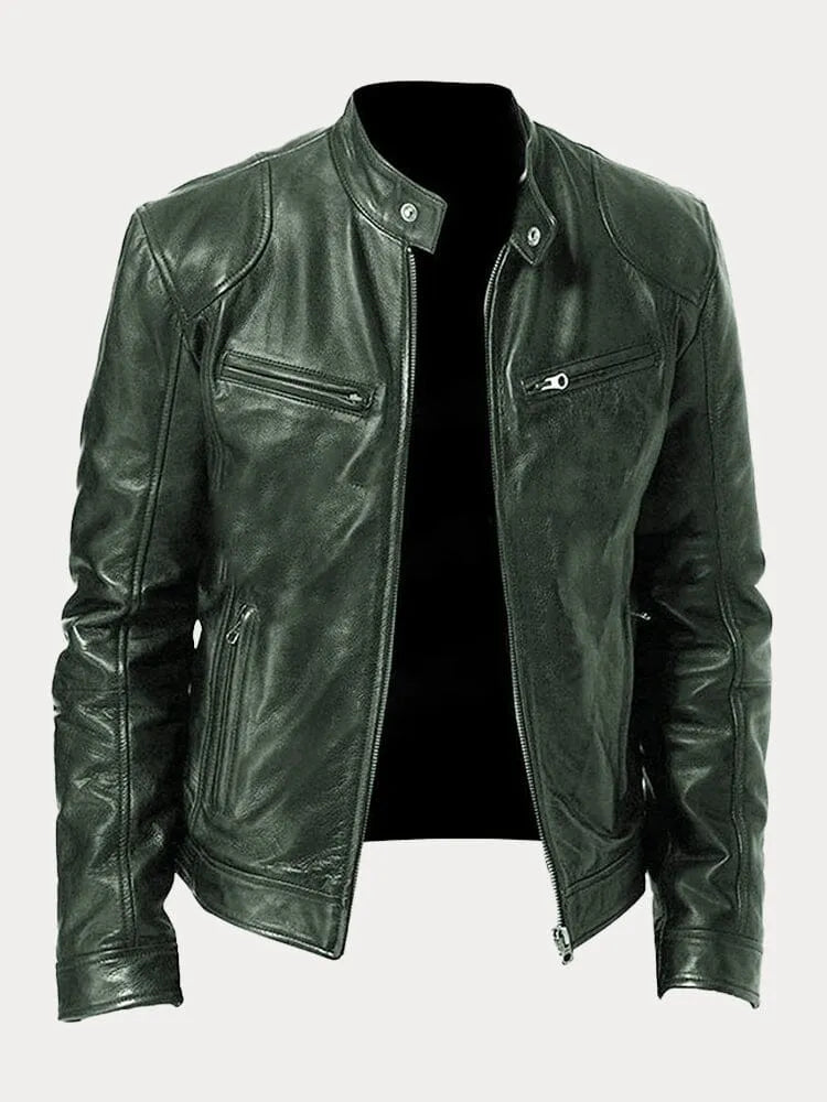 Elmont | Men's Faux Leather Jacket