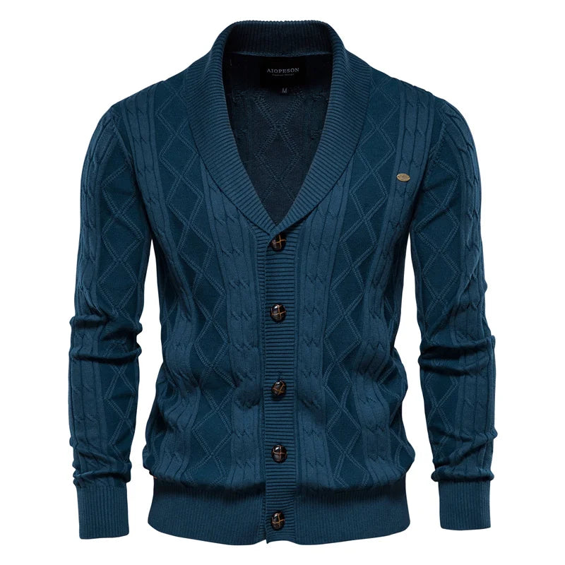 Elmont | Men's Cotton Button-Front Cardigan