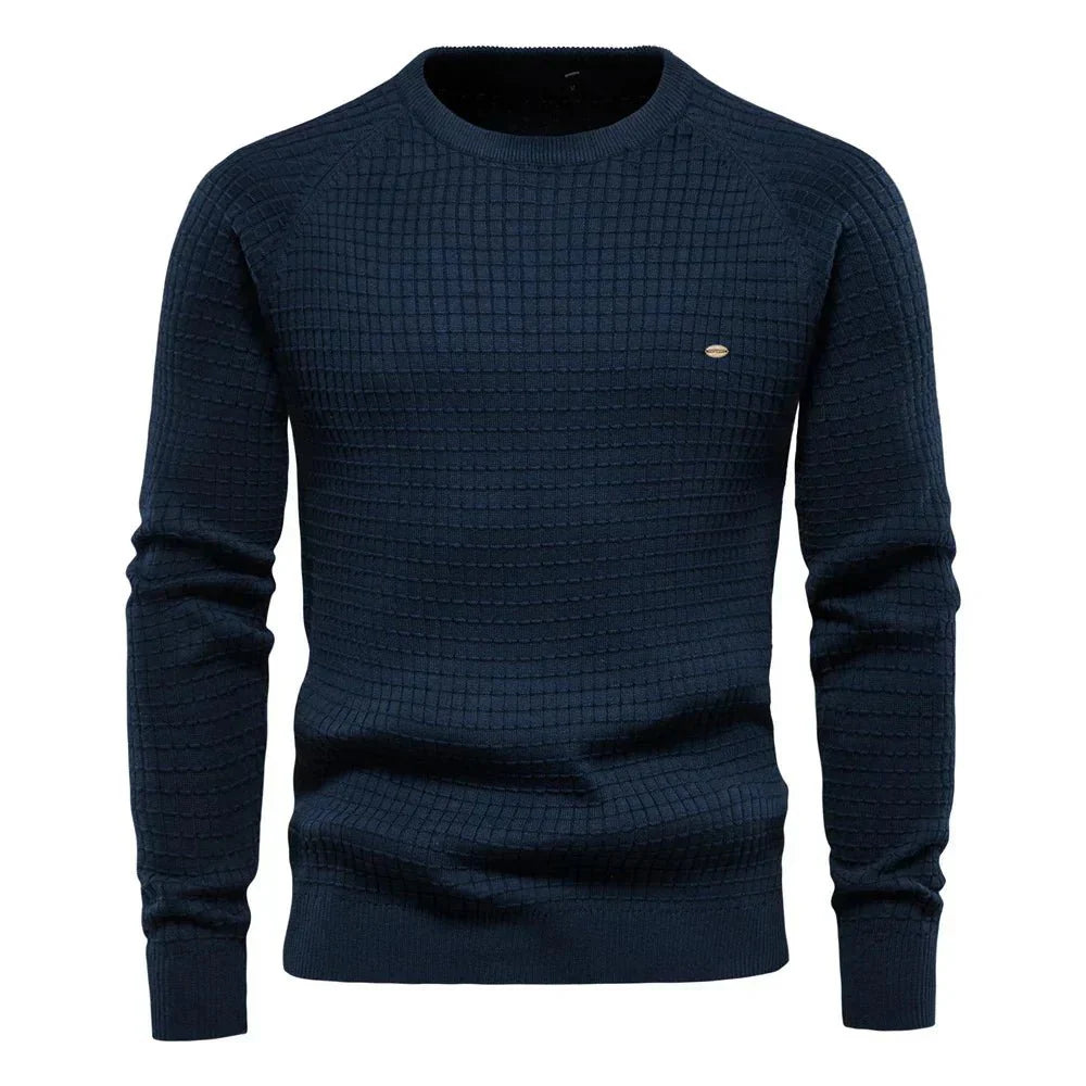 Elmont | Men's Checked Knit Sweater