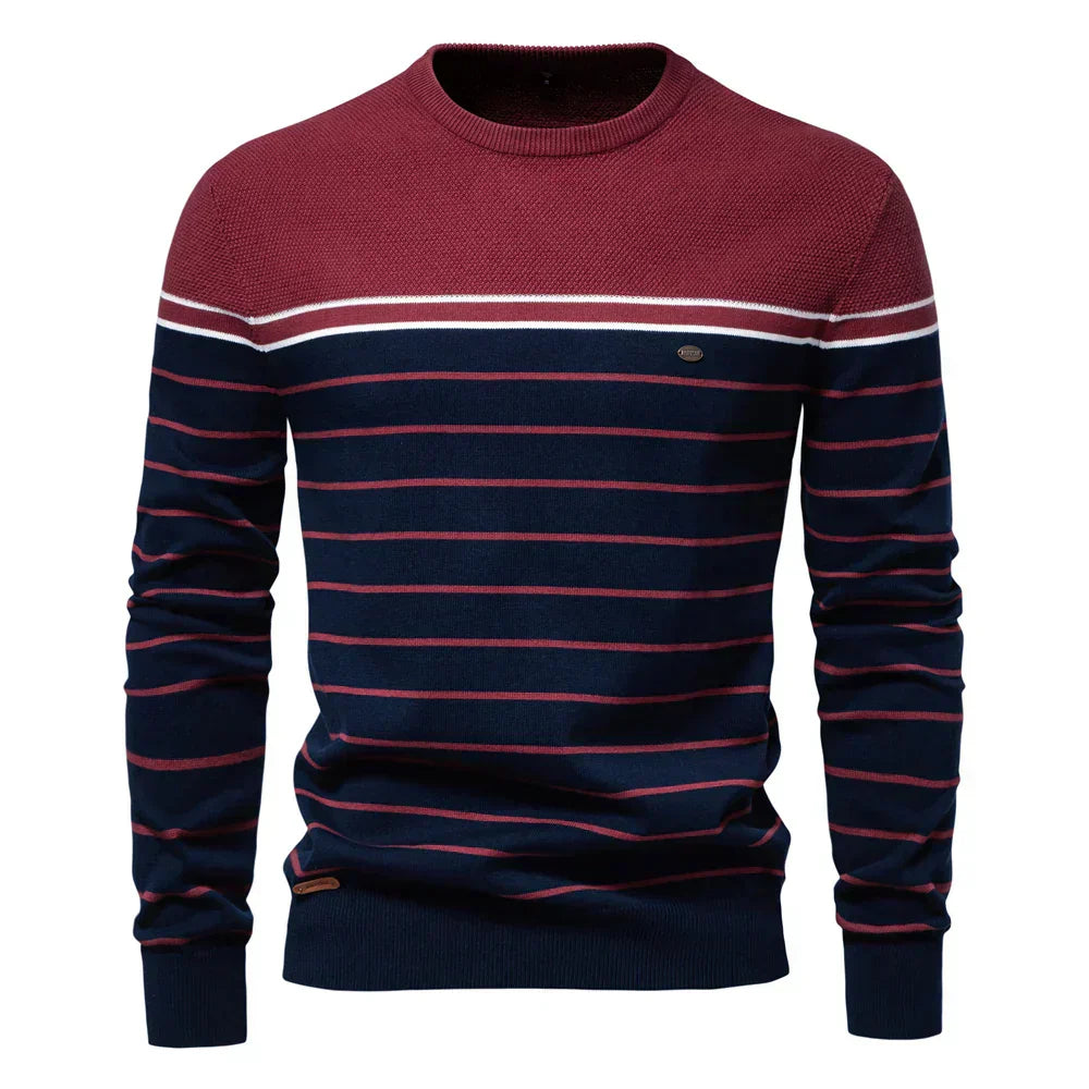 Elmont | Men's Herringbone Knit Sweater