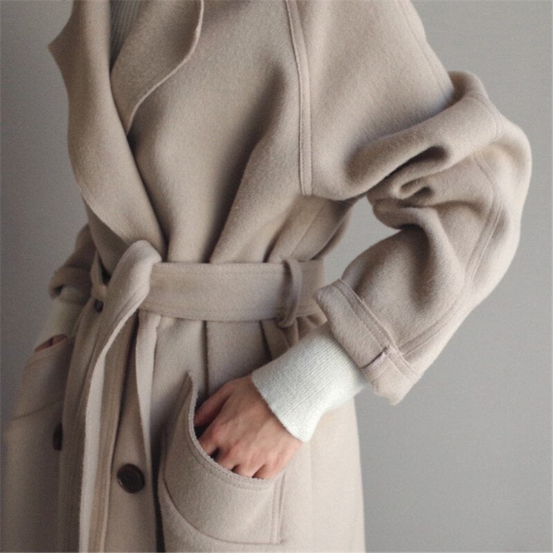 Elmont | Wool-Blend Long Coat
