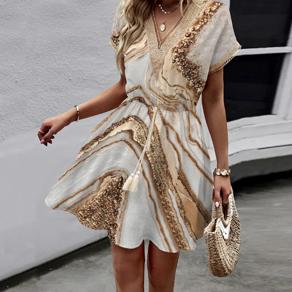 M&H | V-Neck Dress