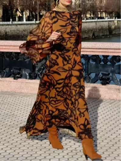 M&H | Printed Maxi Dress