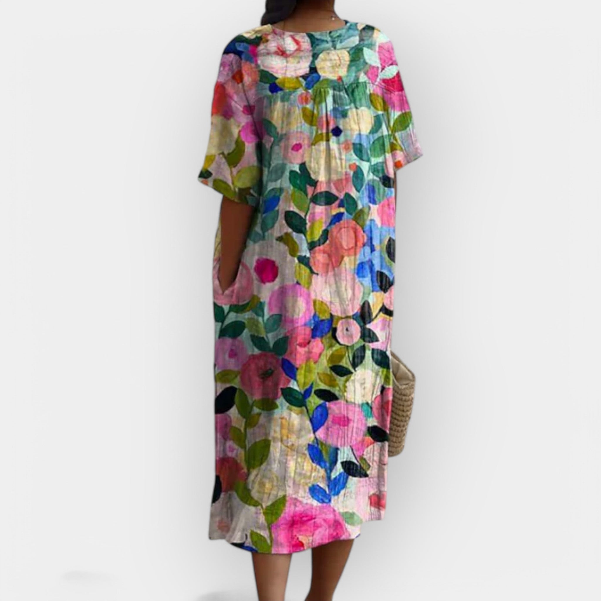 Monica | Floral Breathable Cotton Sundress