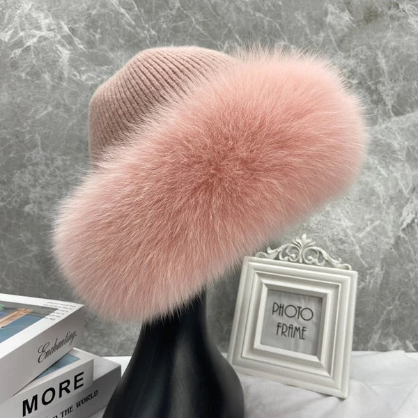 Elmont | Fox Fur Beanie