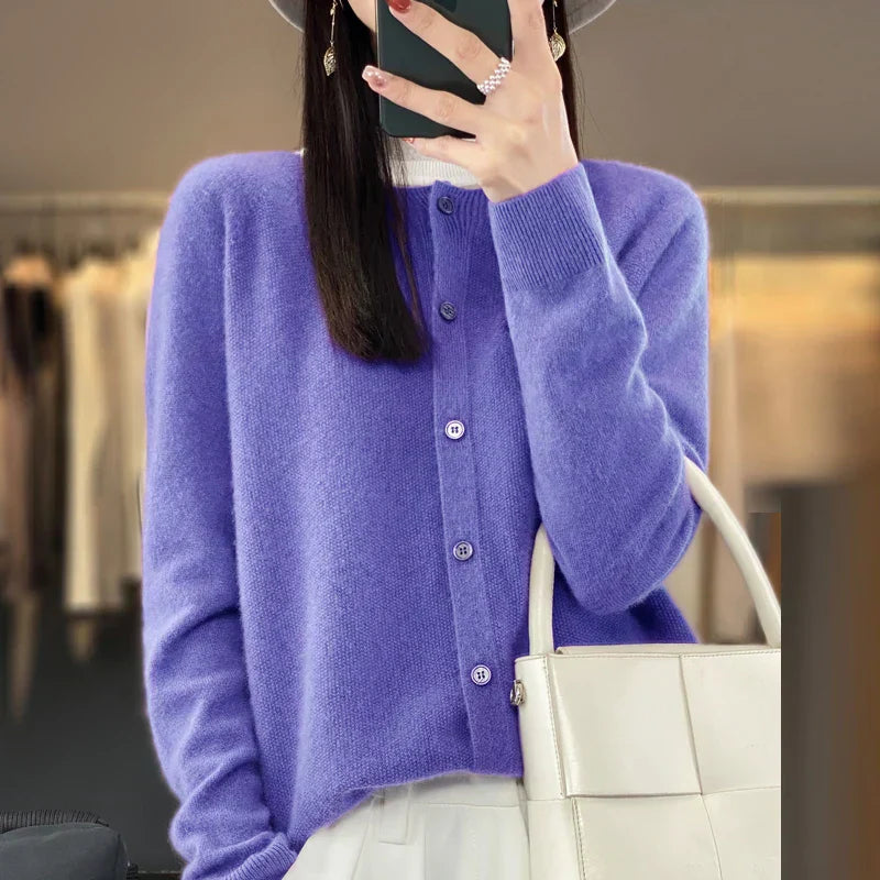 Madison | Knit Button-Front Cardigan