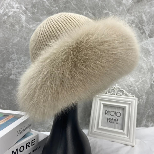 Elmont | Fox Fur Beanie