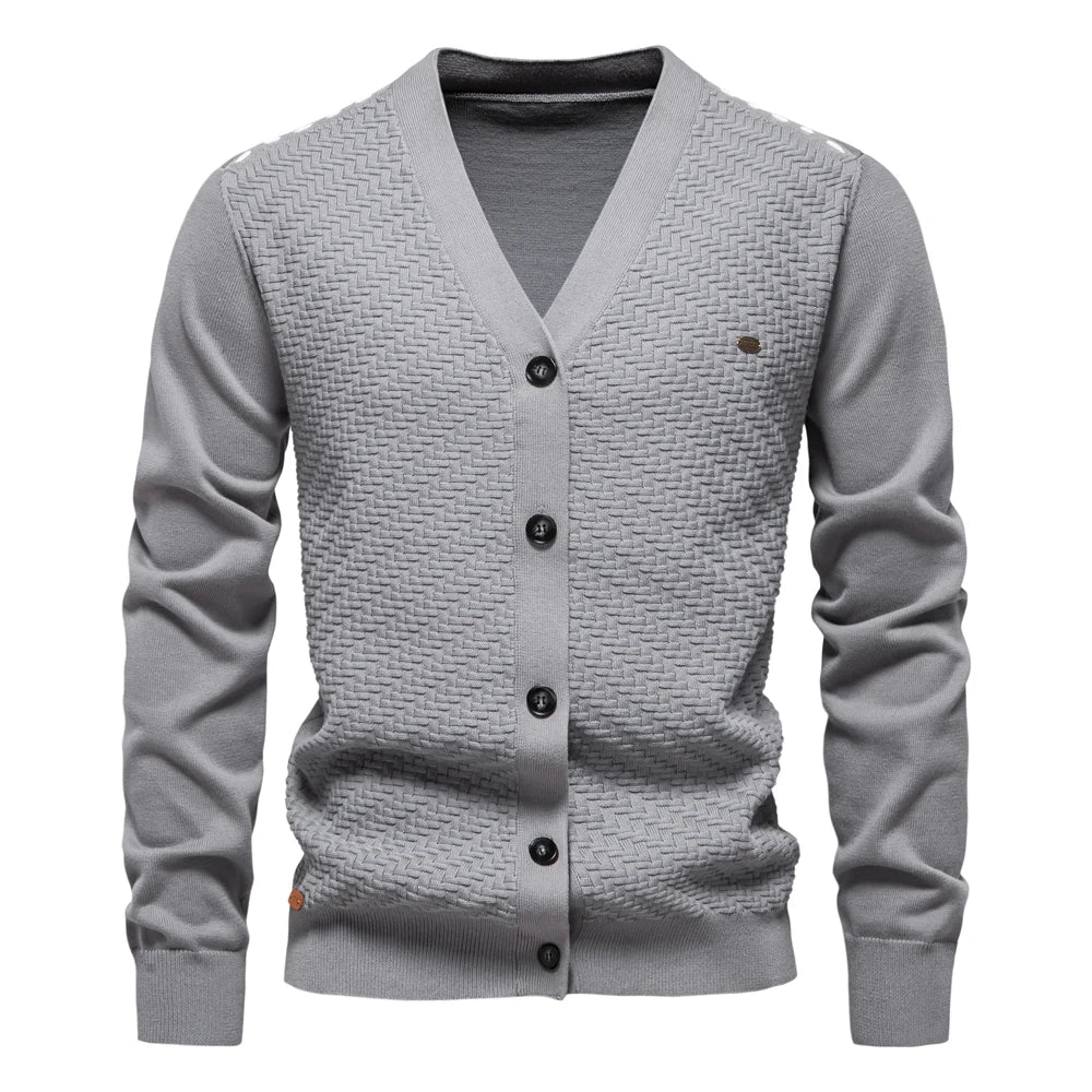 Elmont | Men's V-Neck Knit Cardigan