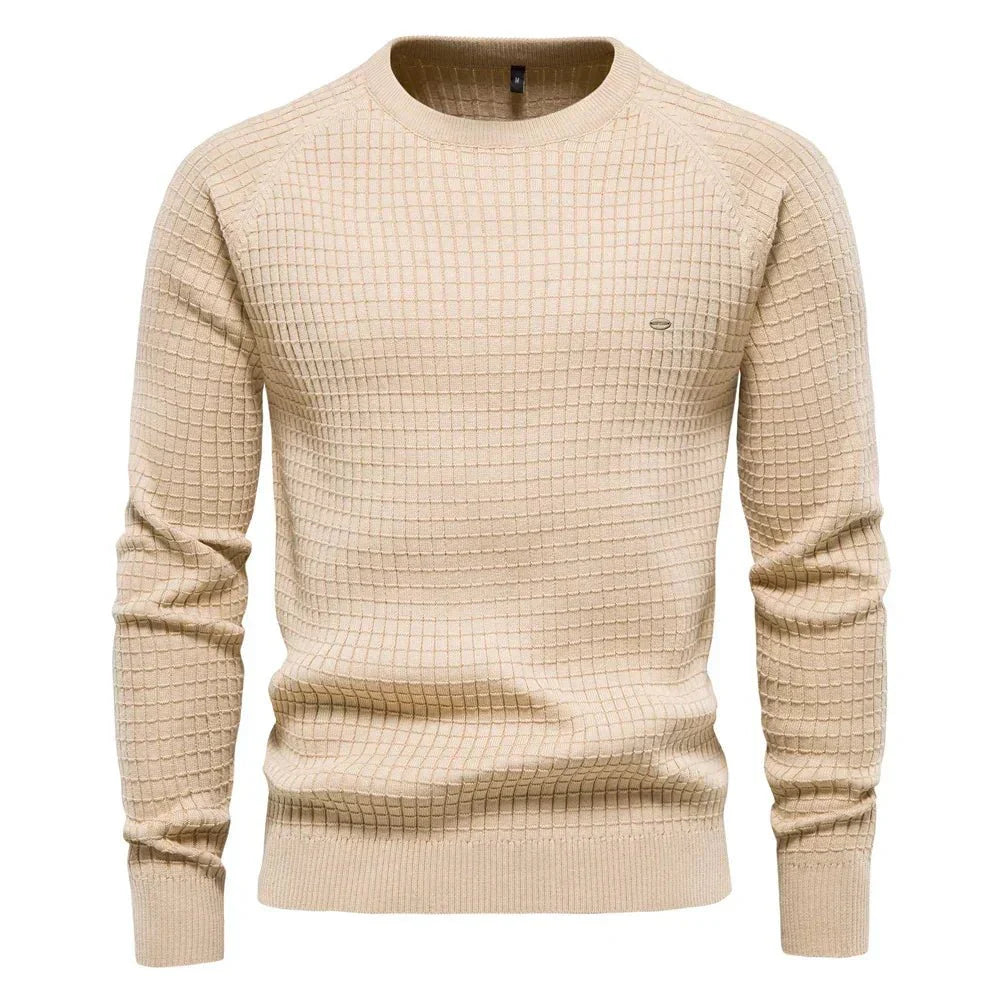 Elmont | Men's Checked Knit Sweater