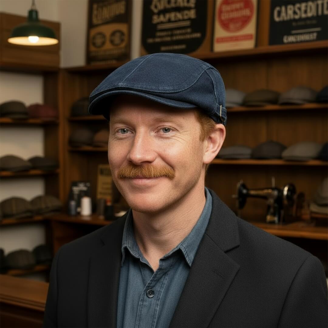 Elmont | Stonewashed Denim Cap