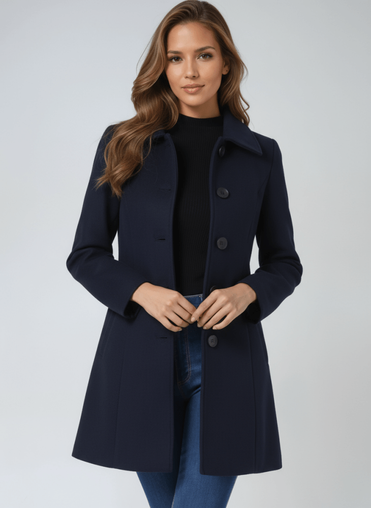 Elmont | Women's Buttoned A-Line Winter Coat