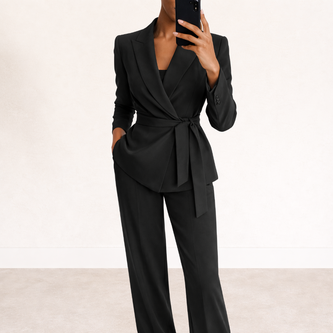 M&H | Wide-Leg Blazer Suit