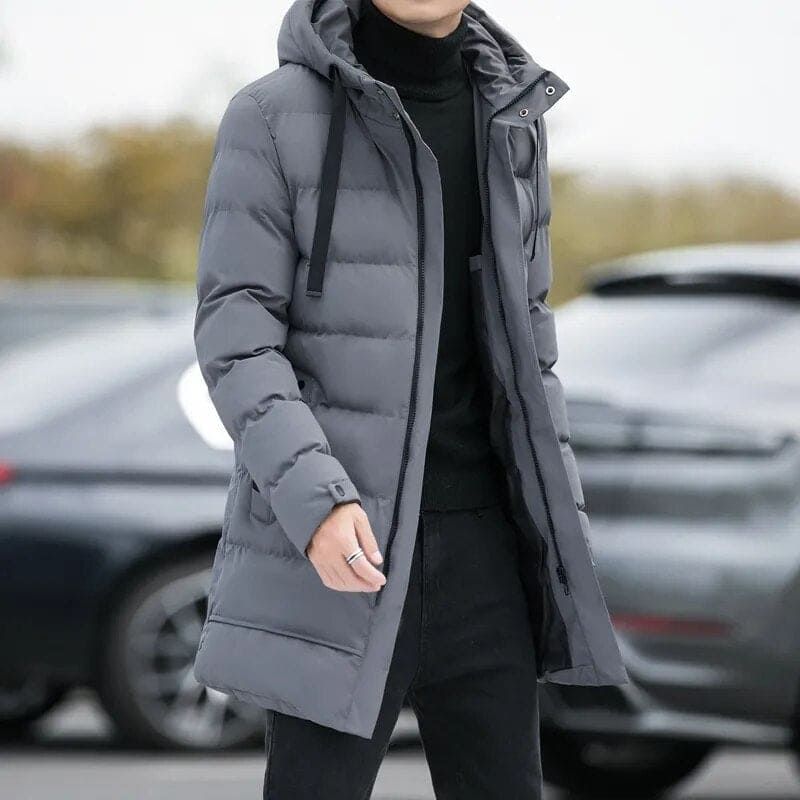 Elmont | Hooded Longline Puffer Jacket