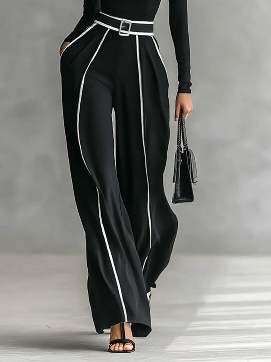 M&H | Two-Piece Set with Contrasting Trim