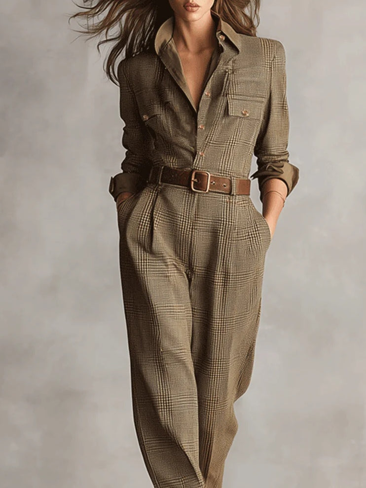 M&H | Checkered Jumpsuit