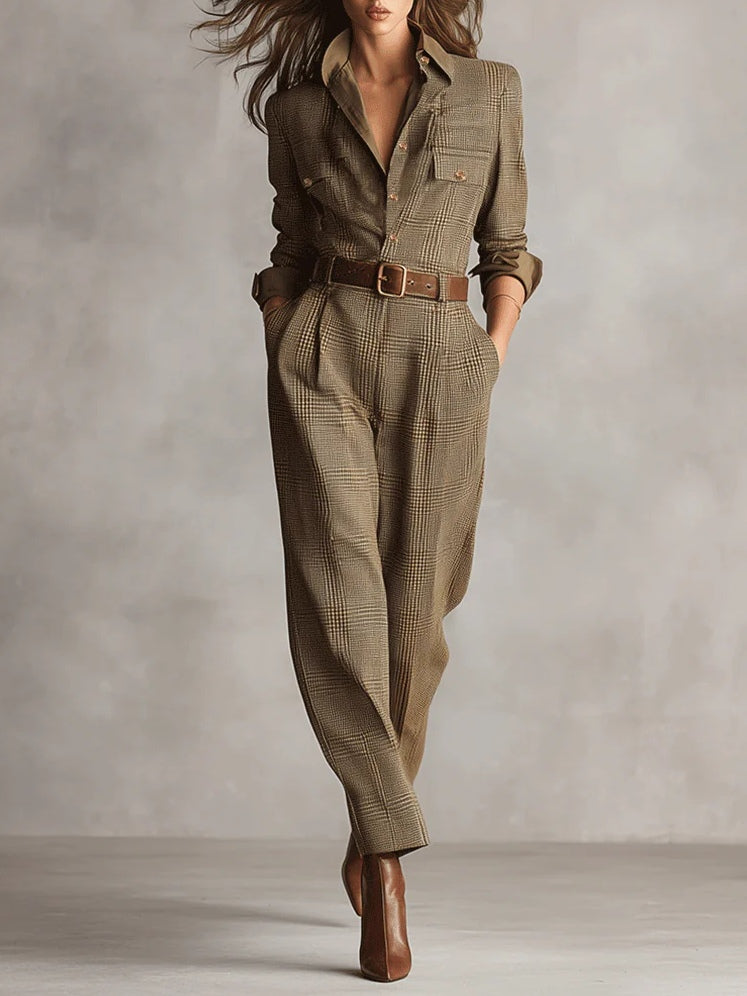 M&H | Checkered Jumpsuit