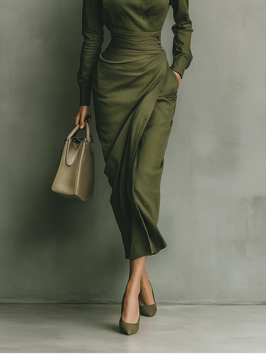 Elmont | Sculpted Midi Dress