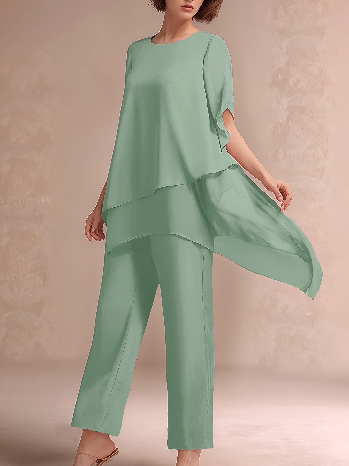 M&H | Chiffon Two-Piece Set